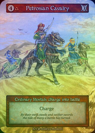 【FOIL】[Fire] Petrosian Cavalry [beta-Ordinary]